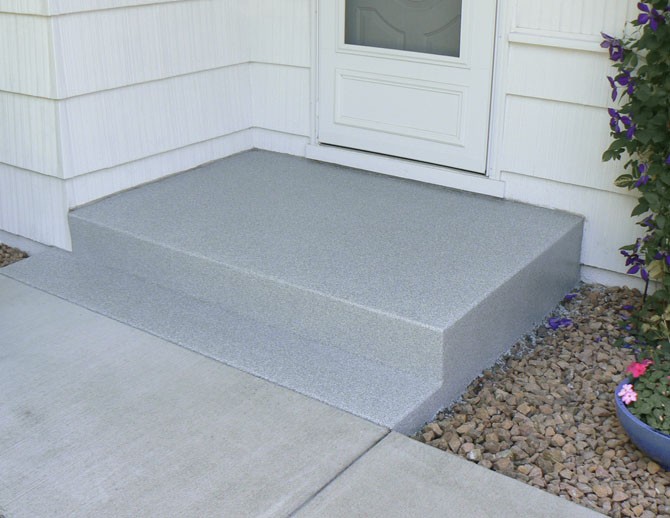 Roll On Rock Epoxy Flake Flooring System